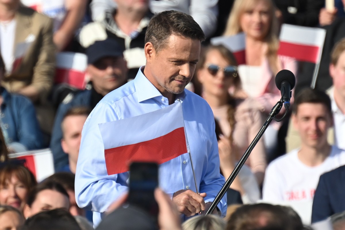 Kandydat KO w zbliżających się wyborach prezydenta RP, prezydent Warszawy Rafał Trzaskowski.