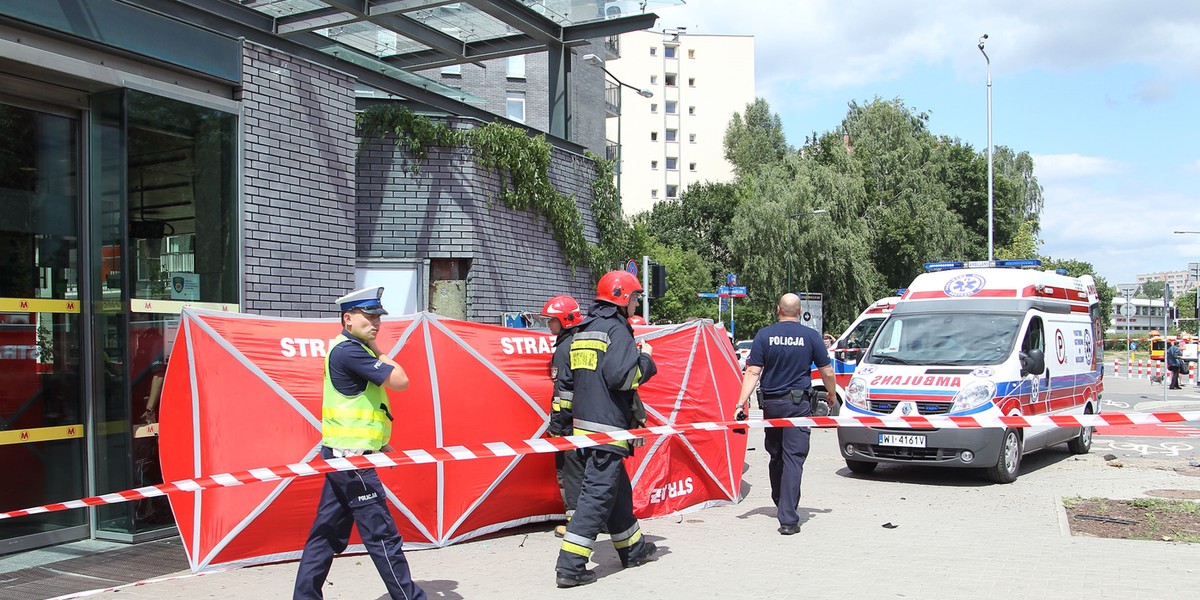 Śmiertelny wypadek na stacji Metra Wawrzyszew