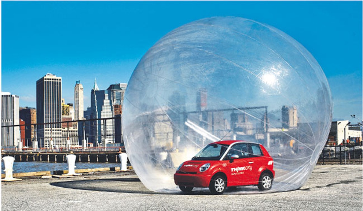 Norweski TH!NK to jedyne sprzedawane w Hiszpanii elektryczne auto Fot. Th!nk