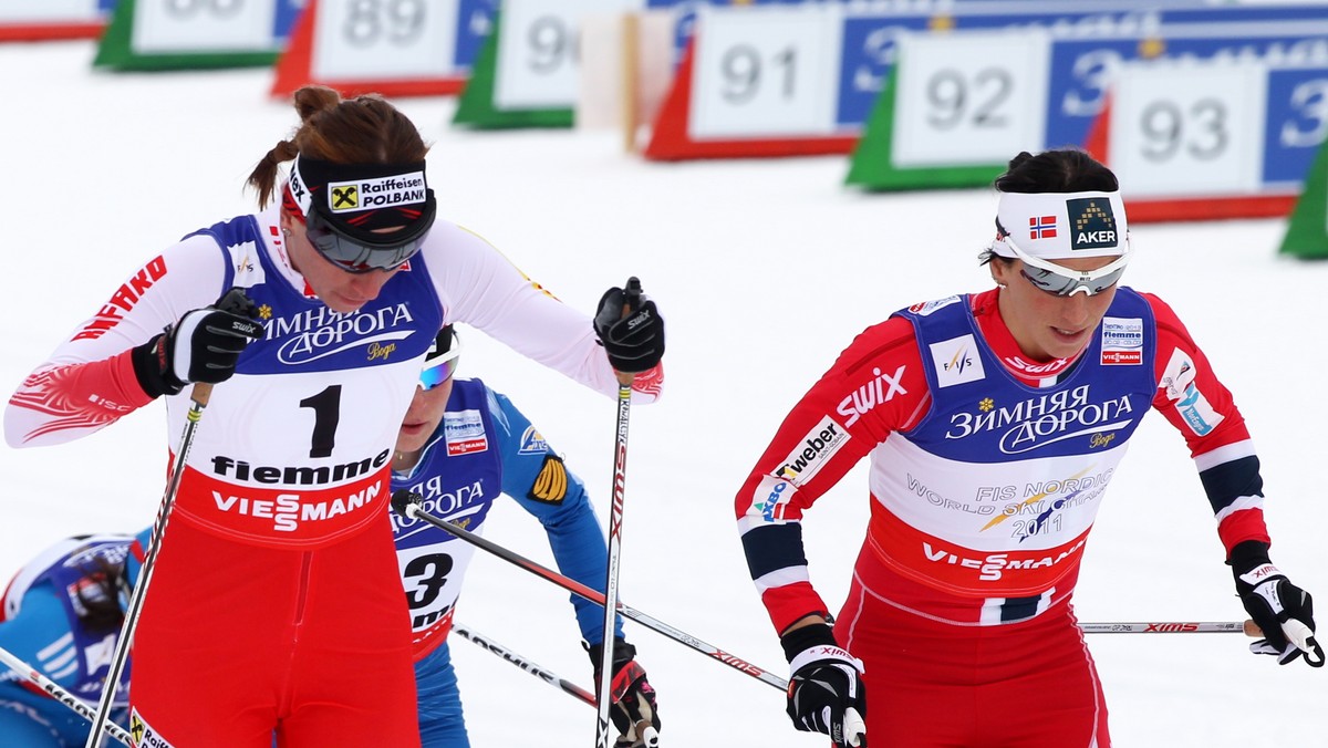 Marit Bjoergen zdobyła złoty medal w biegu na 30 kilometrów stylem klasycznym w ramach mistrzostw świata w narciarstwie klasycznym, odbywających się w Val di Fiemme.Drugie miejsce zajęła Justyna Kowalczyk, a trzecia była Therese Johaug. Norweskie media są zachwycone złotem dla Bjoergen.