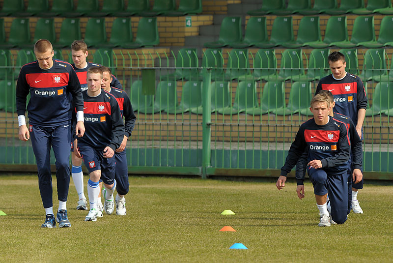 Trening reprezentacji Polski