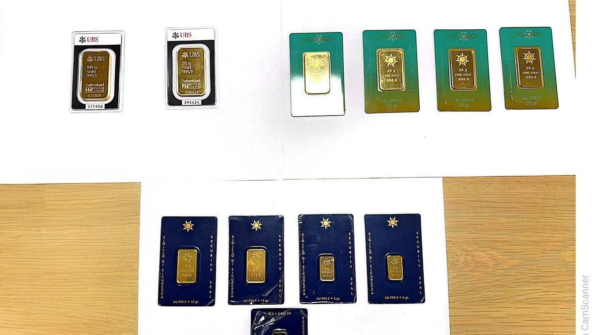 Zaplenjeno investiciono zlato vredno 40 000 evra, Batrovci