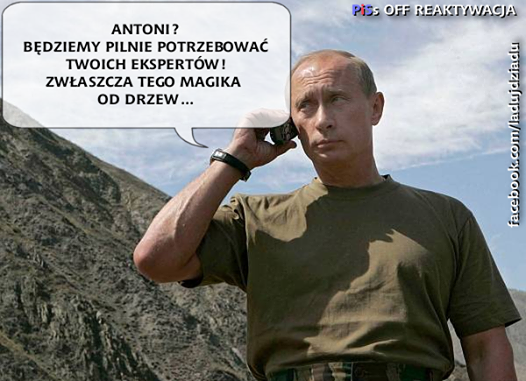 mem z Władimirem Putinem / PiSSoff reaktywacja