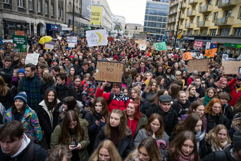 Młodzieżowy Strajk Klimatyczny w Warszawie