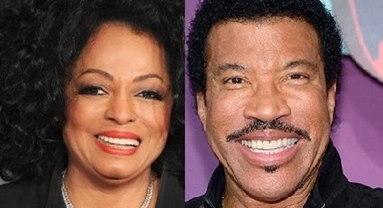 Diana Ross and Lionel Richie