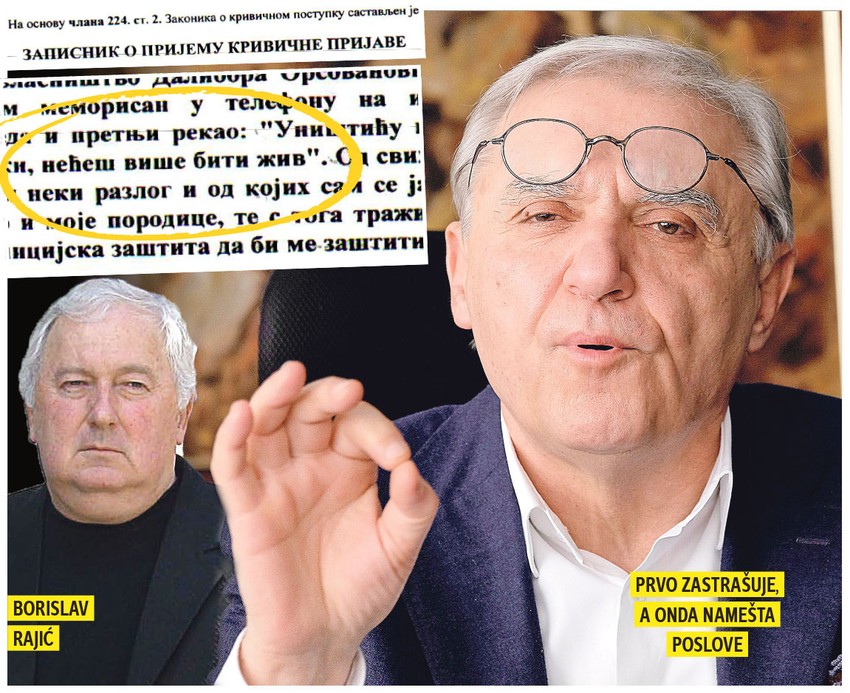 Prvo zastrašuje, a onda namešta poslove