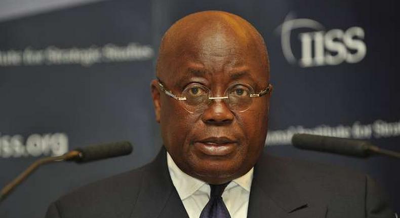 Ghana's president, Nana Akufo-Addo