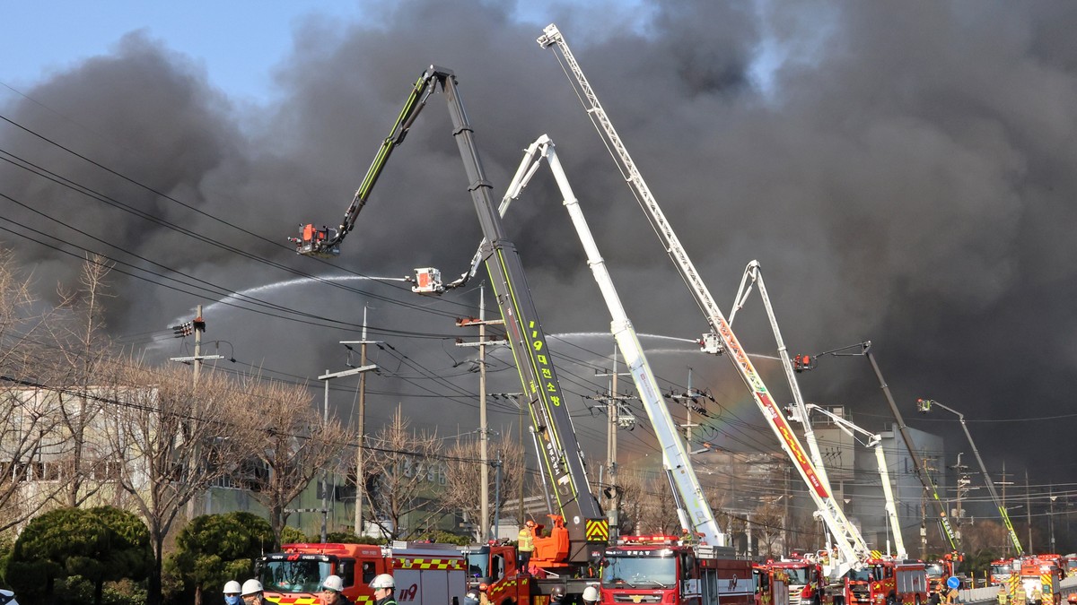 Požar u fabrici u Južnoj Koreji