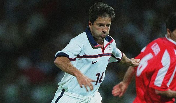 Preki Radosavljević u dresu reprezentacije SAD na Svetskom prvenstvu 1998. | Foto: Stewart Kendall/Sportsphoto/Allstar via Getty Images