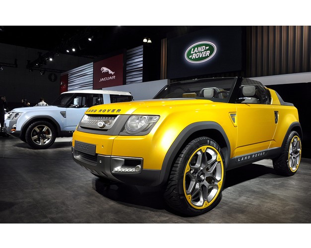 Land Rover DC 100 Concept i DC 100 Sport Concept (żółty)