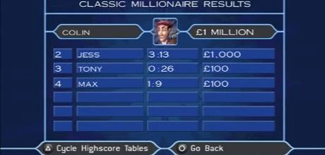 Screen z gry "Who Wants To Be a Millionaire? Party Edition"