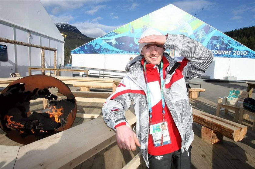 Adam Małysz na olimpiadzie w Vancouver