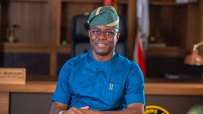 Oyo state Governor, Seyi Makinde. [Twitter/@SeyiMakinde]