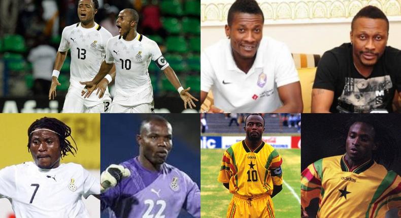 The 5 Ayews and other brothers who played in the same Black Stars team