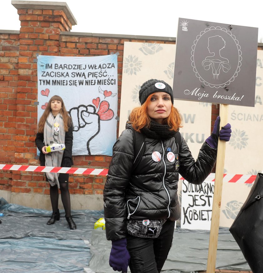 Protest przed siedzibą PiS