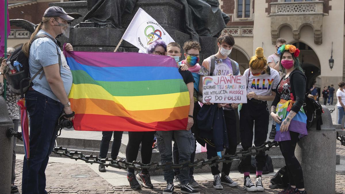 LGBT protest Andrzej Duda