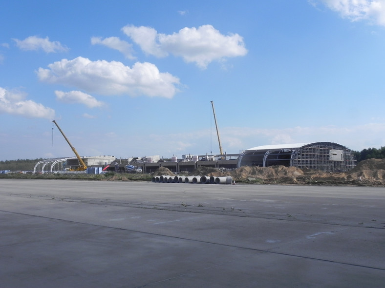 Port lotniczy Modlin – zdjęcia z budowy (2) fot. materiały prasowe