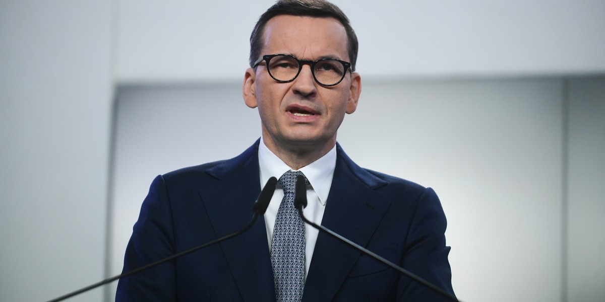 Premier Mateusz Morawiecki.