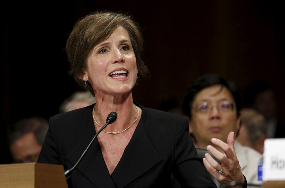 Sally Yates.