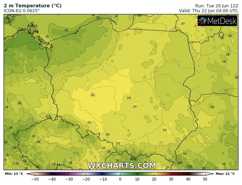 Szykuje nam się tropikalna noc