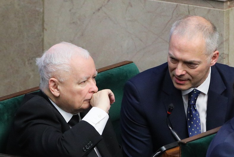 Jarosław Kaczyński i Jacek Żalek, 9.05.2023