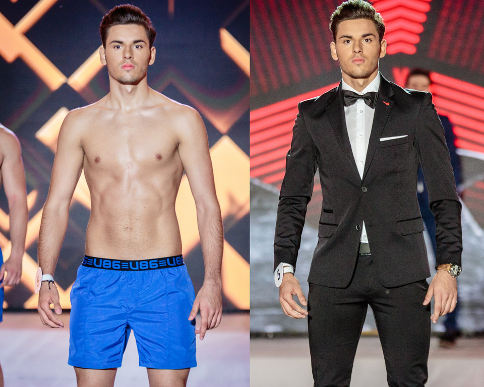 Michał Grudzień w finale konkursu "Mister Polski 2018"