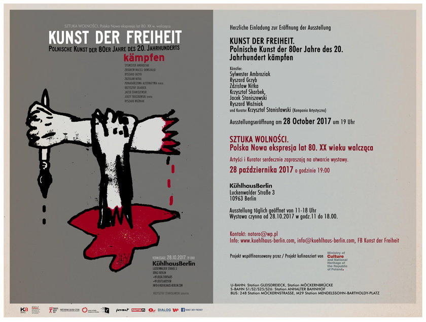 Wystawa „Kunst der freiheit” w Berlinie