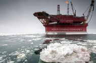 The Prirazlomnaya offshore ice-resistant oil-producing platform