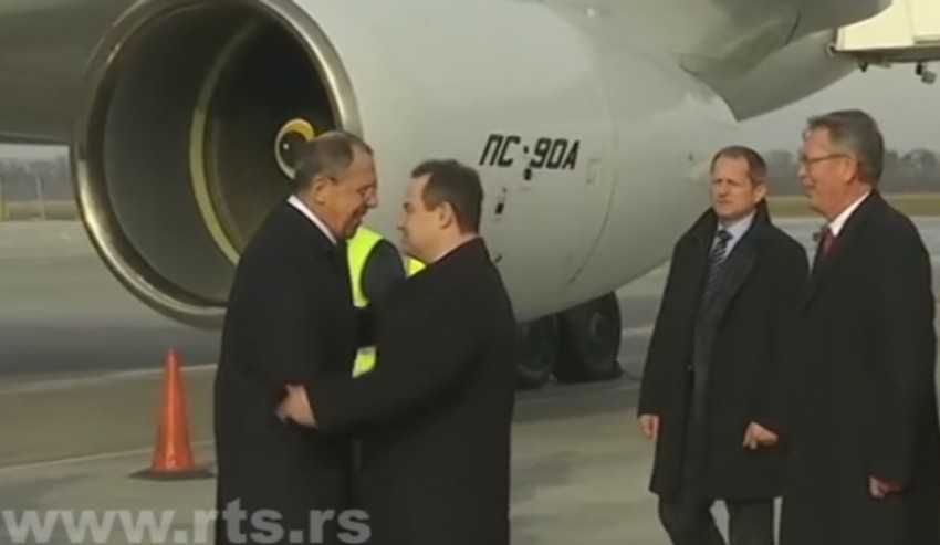 Lavrova je na aerodromu "Nikola Tesla" sačekao Ivica Dačić