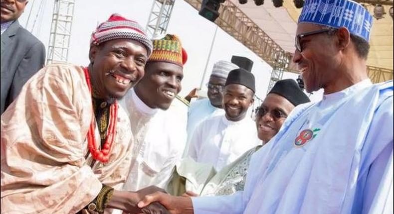 President Buhari at Kaduna Music Festival