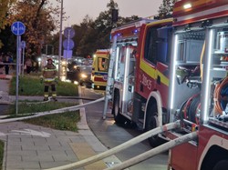 Wybuch w budynku przy Żwirki i Wigury. Zablokowany wyjazd z Warszawy