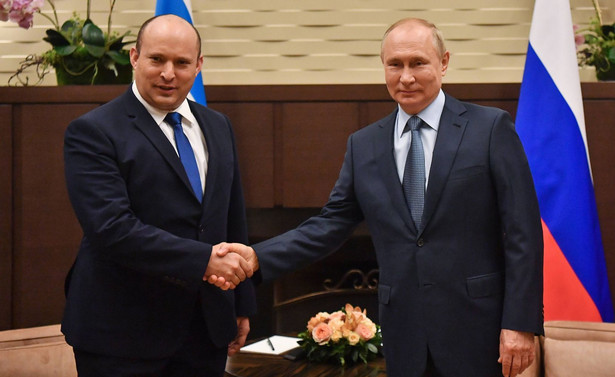Naftali Bennett i Władimir Putin