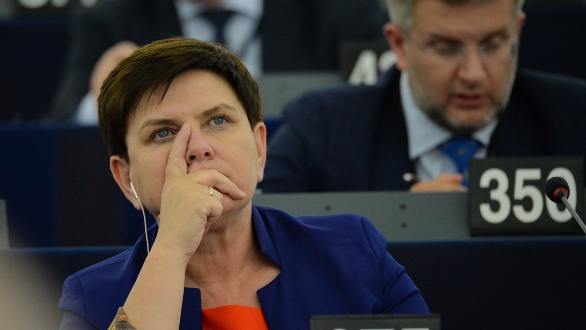 Beata Szydło europarlament bruksela głosowanie