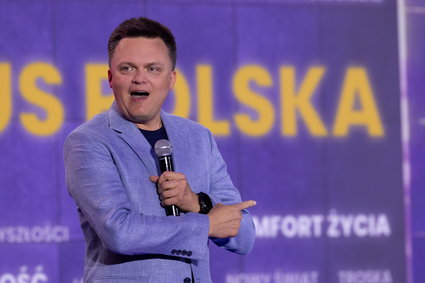 Szymon Hołownia kpi z Kaczyńskiego. "Dobrze, że nie pomylił się z euro"