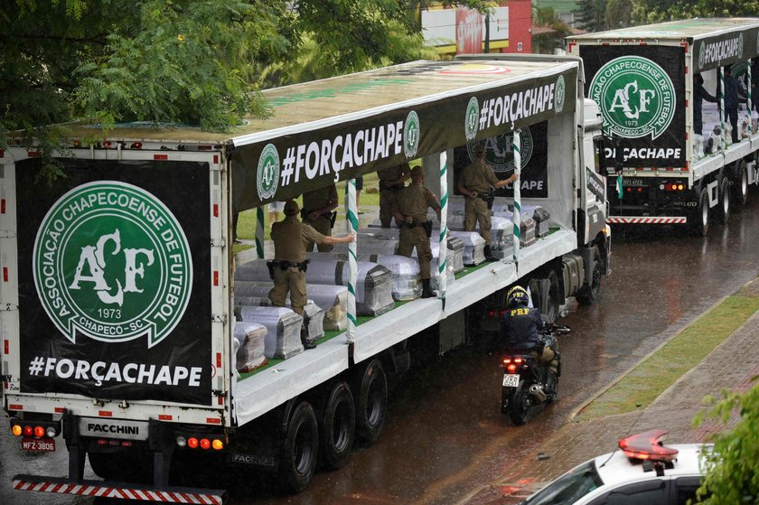 Chapecoense ukarane po katastrofie lotniczej. Zapłacą ponad 100 tys