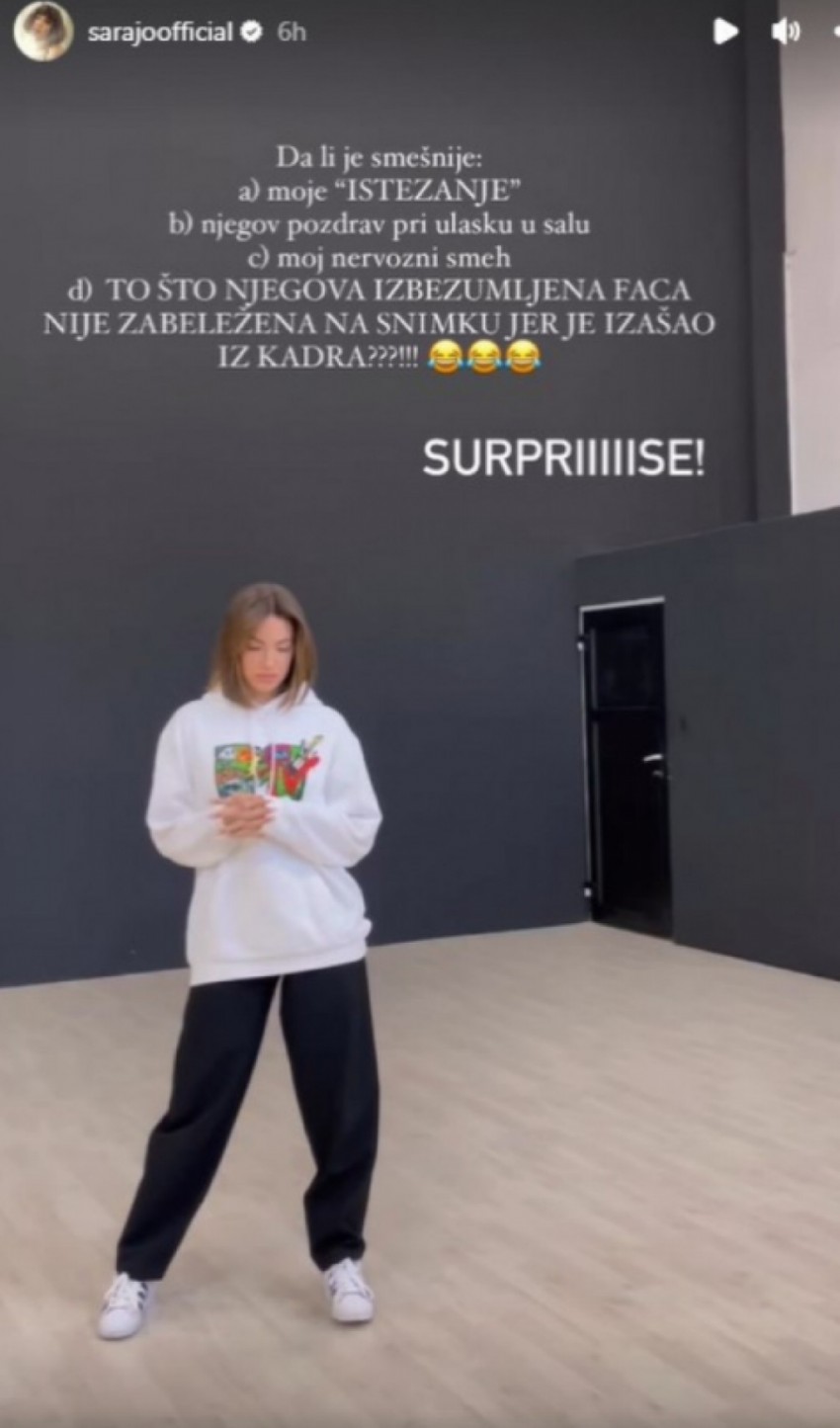 Sara Jo htela da iznenadi dečka