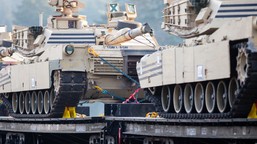 usa wysyłają sygnał dla rosji. masa czołgów w drodze do kraju nato