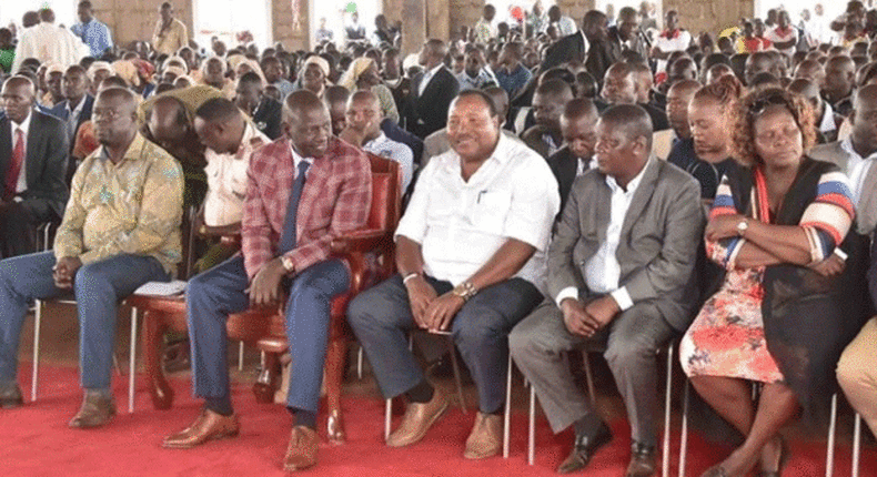 File image of DP Ruto with Ferdinand Waititu at a past event
