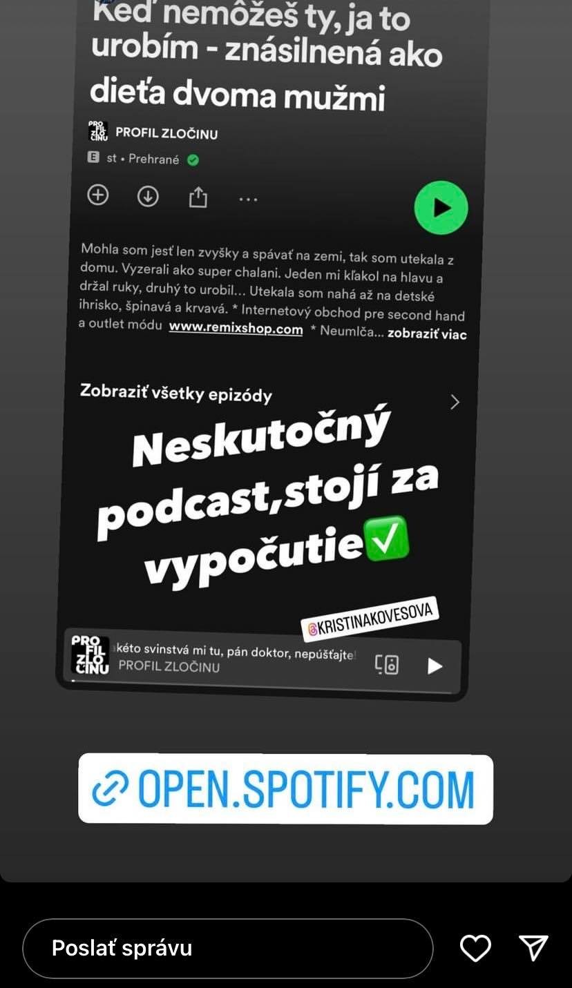 Kristína Kövešová rieši mnohé ťažké témy. 