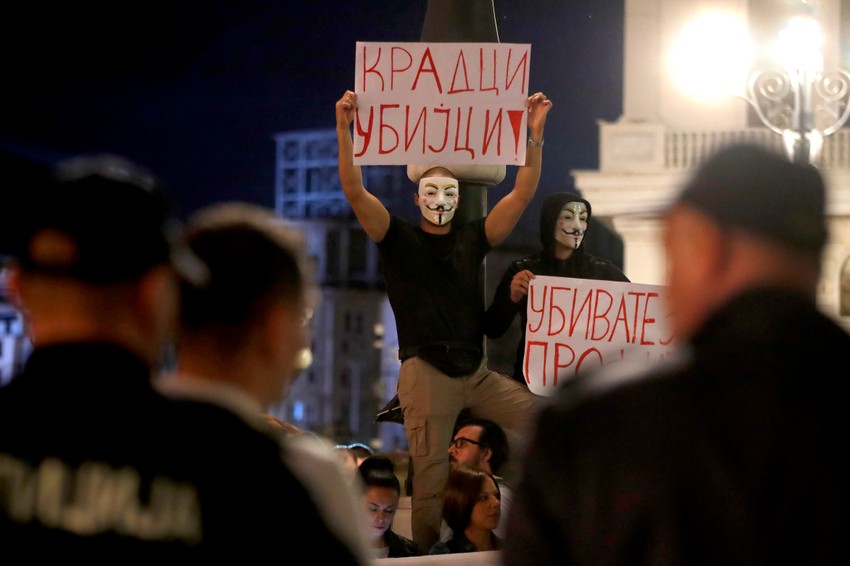 Skoplje protest
