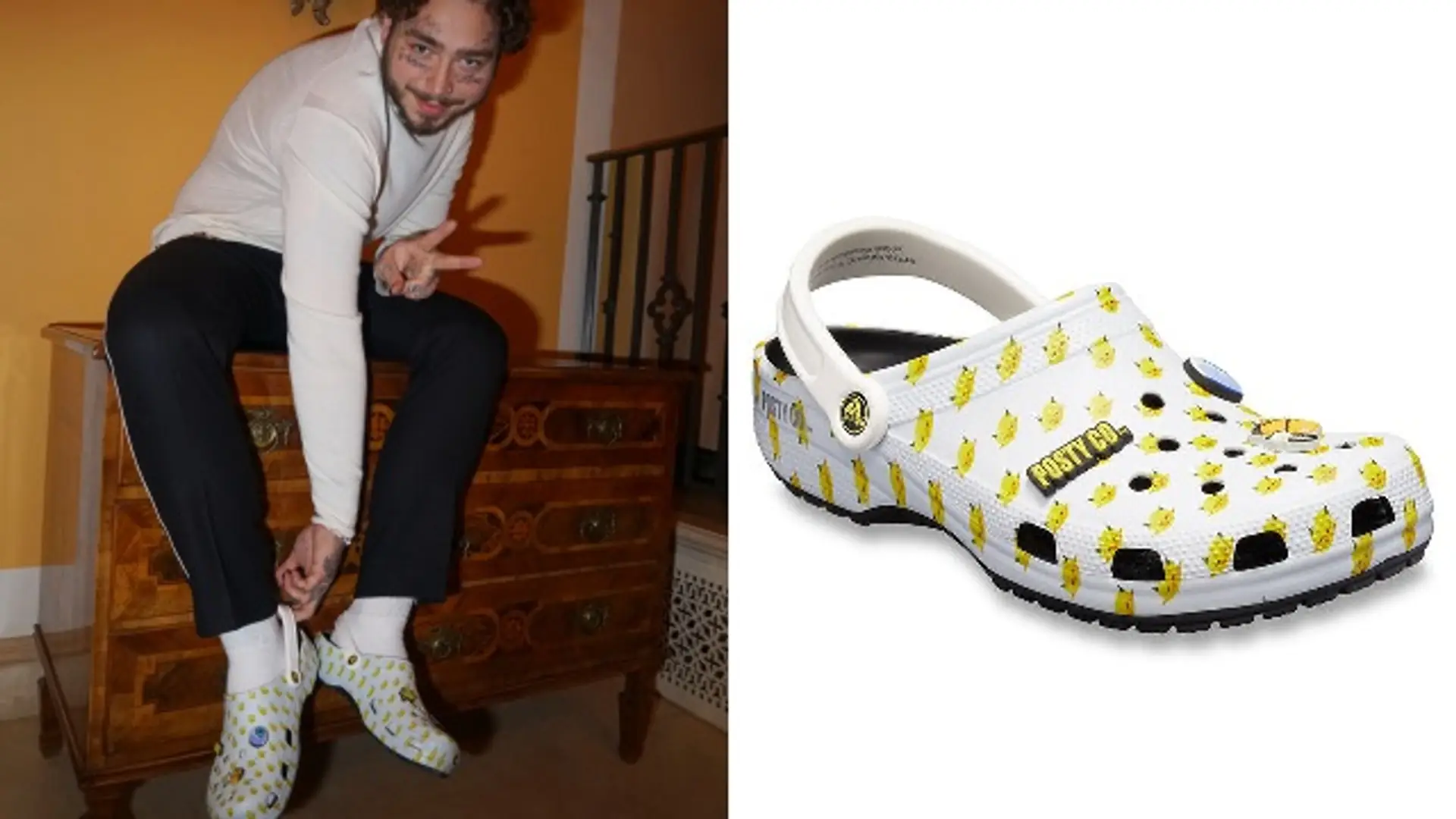 Edycja limitowana Crocsów i Post Malone'a wyprzedana w 10 minut