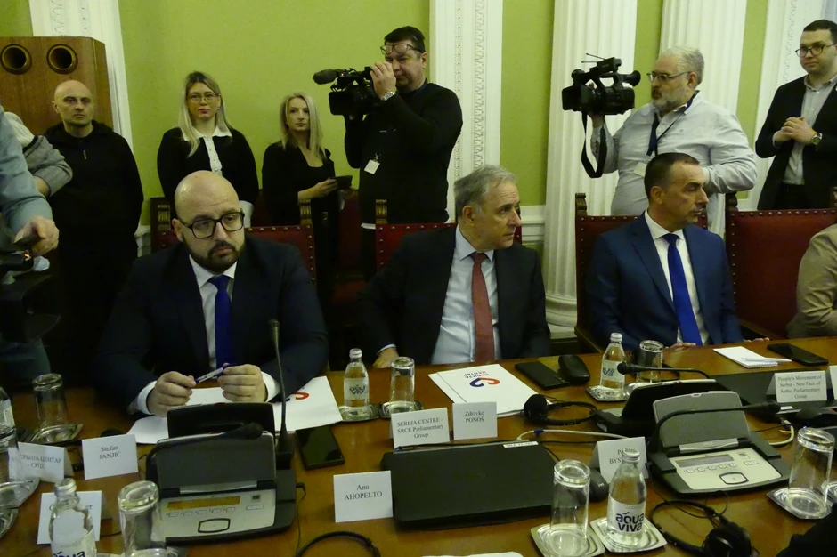 Sastanak delegacije Evropskog parlamenta i opozicije