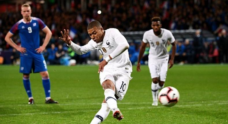 Kylian Mbappe's late penalty rescued a draw for France against Iceland