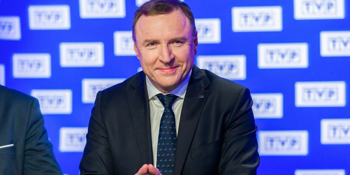 Prezes TVP Jacek Kurski