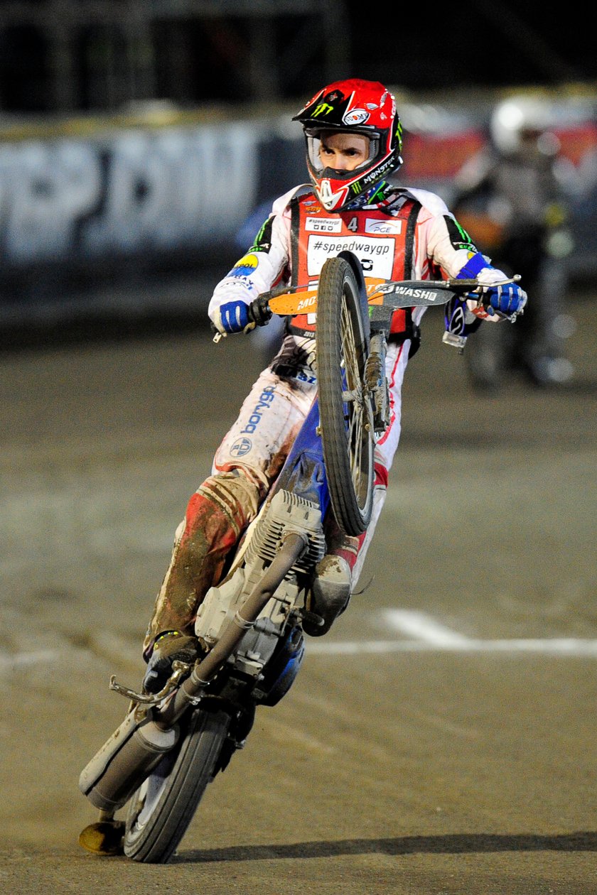 Tomasz Gollob podczas Grand Prix w Bydgoszczy