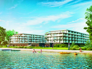 W Dziwnowie z apartamentów Sagaris (na zdjęciu) rozciąga się widok na port jachtowy. W Sea & Lake w Mielnie można wykupić parking dla jachtu.