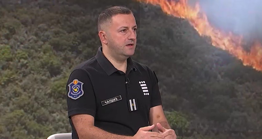 Luka Čaušić, načelnik Sektora za vanredne situacije