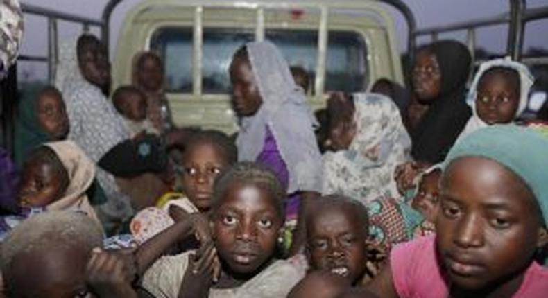Police rescue 145 children (not pictured) being transported to unknown destination