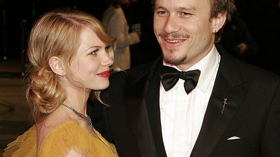 Michelle Williams i Heath Ledger na rozdaniu Oscarów, 2006 r.