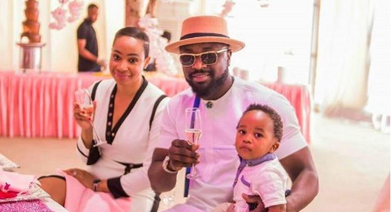 Pokello Nare, Elikem and their son, Tristan